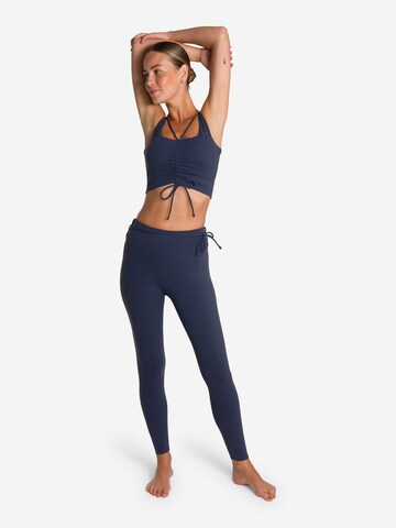 OCEANSAPART Skinny Sportbroek 'Gianna' in Blauw