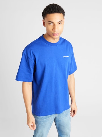 T-Shirt Pegador en bleu : devant