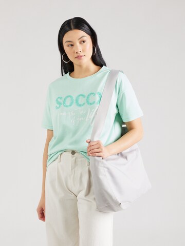 Soccx Sweatshirt in Groen: voorkant