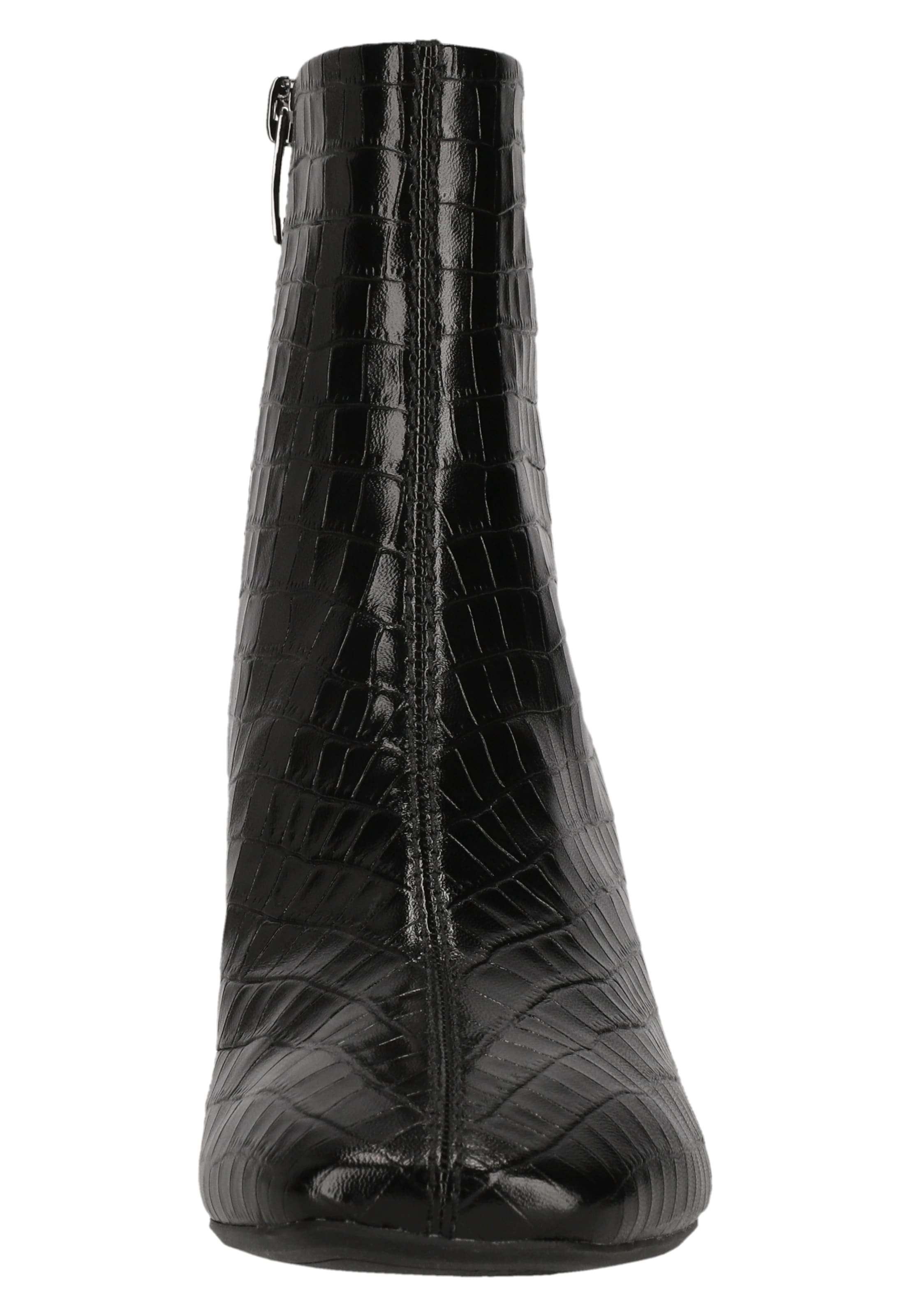 CLARKS Enkellaarsjes 'Fernie Zip' in Zwart