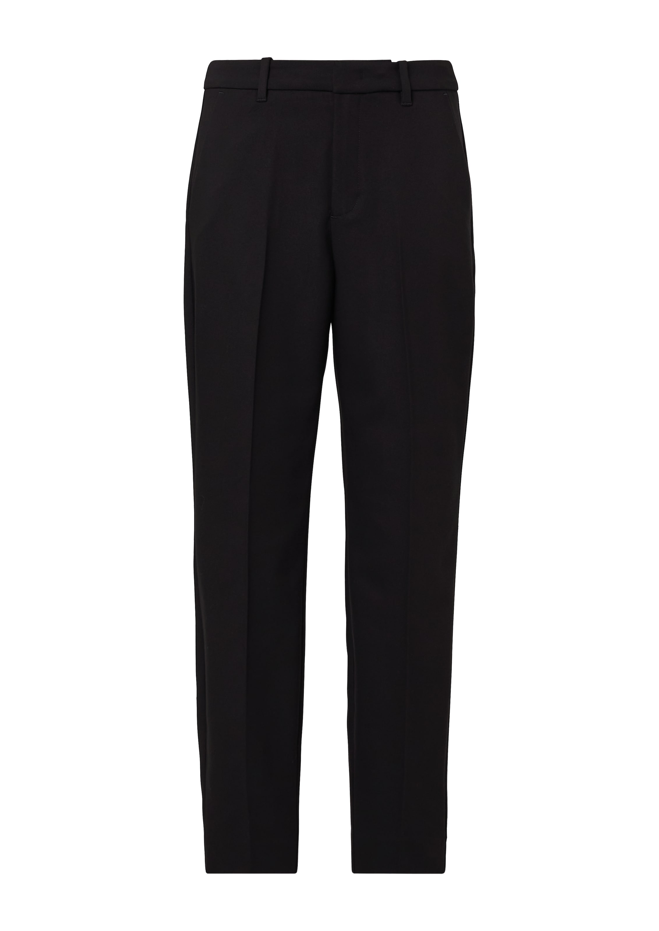 s.Oliver Regular Pleated Pants in Black: front