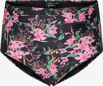 Swim by Zizzi Bikini bottom 'STELLA' in Black: front