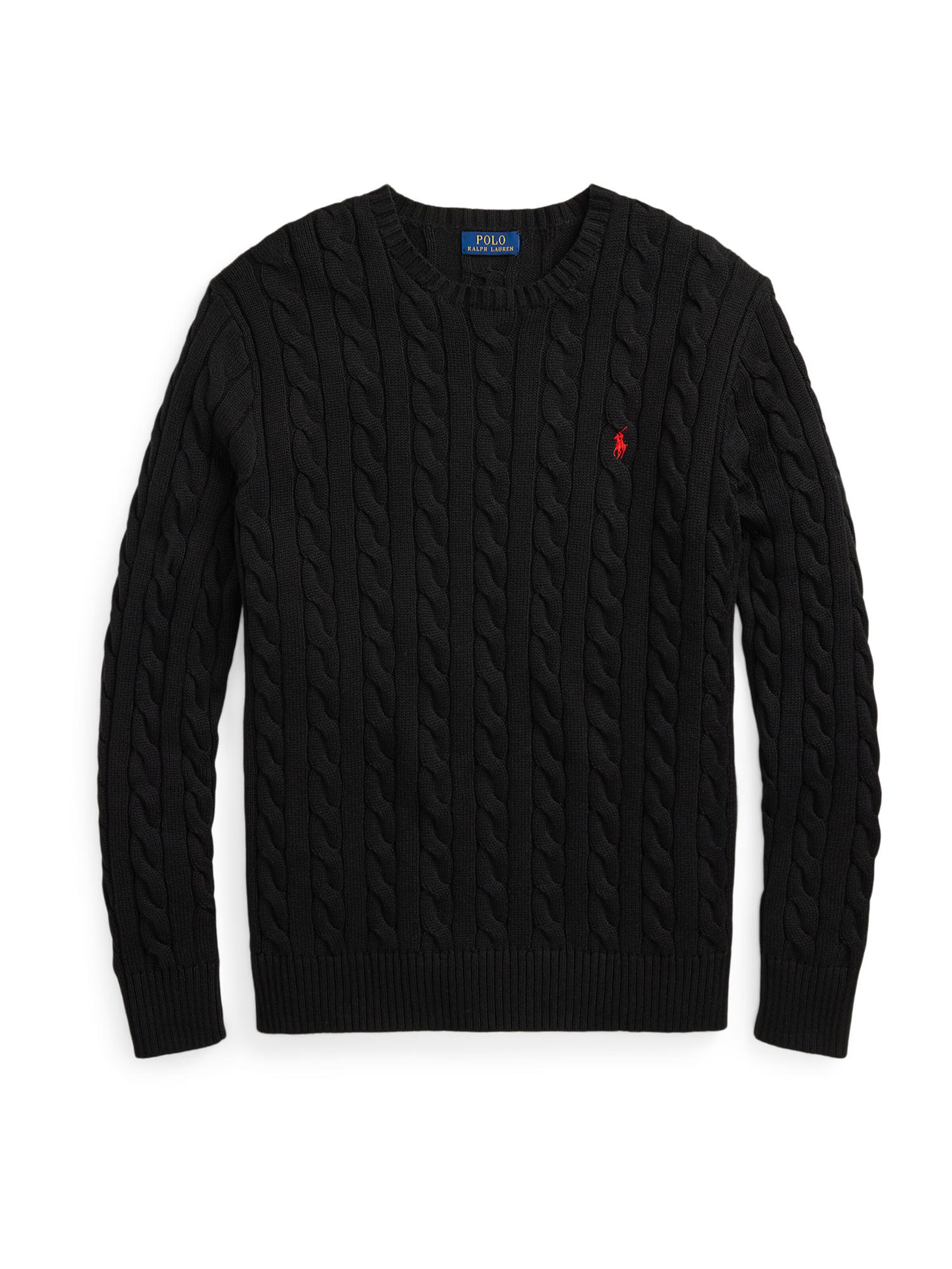 Polo Ralph Lauren Big & Tall Свитер в Черный: спереди