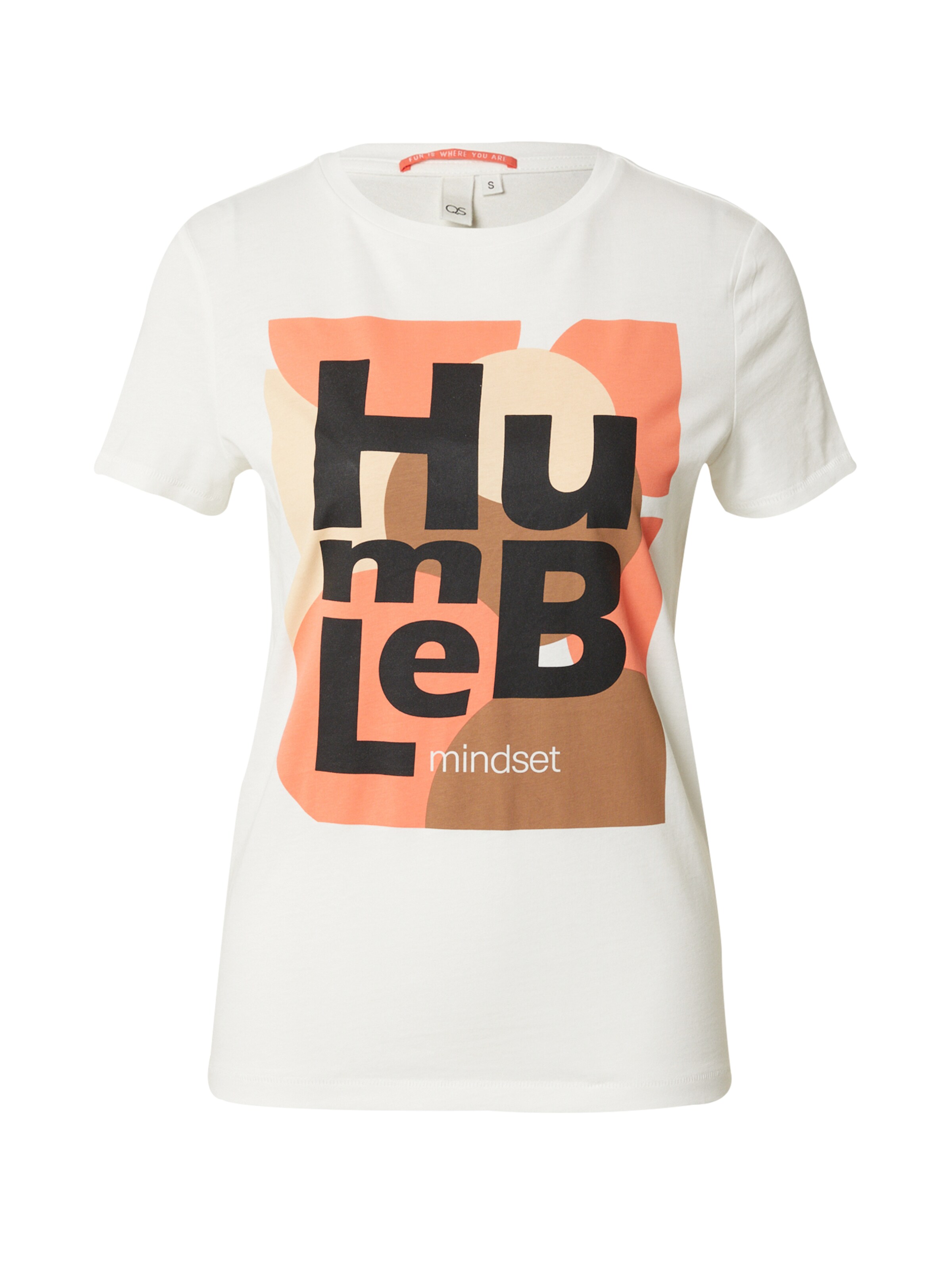 QS Shirt in Wit: voorkant