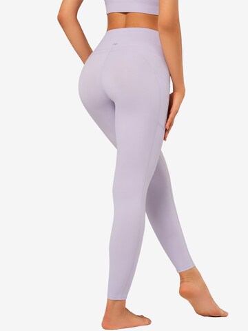 Skinny Pantaloni sportivi 'Geli' di Yvette Sports in lilla