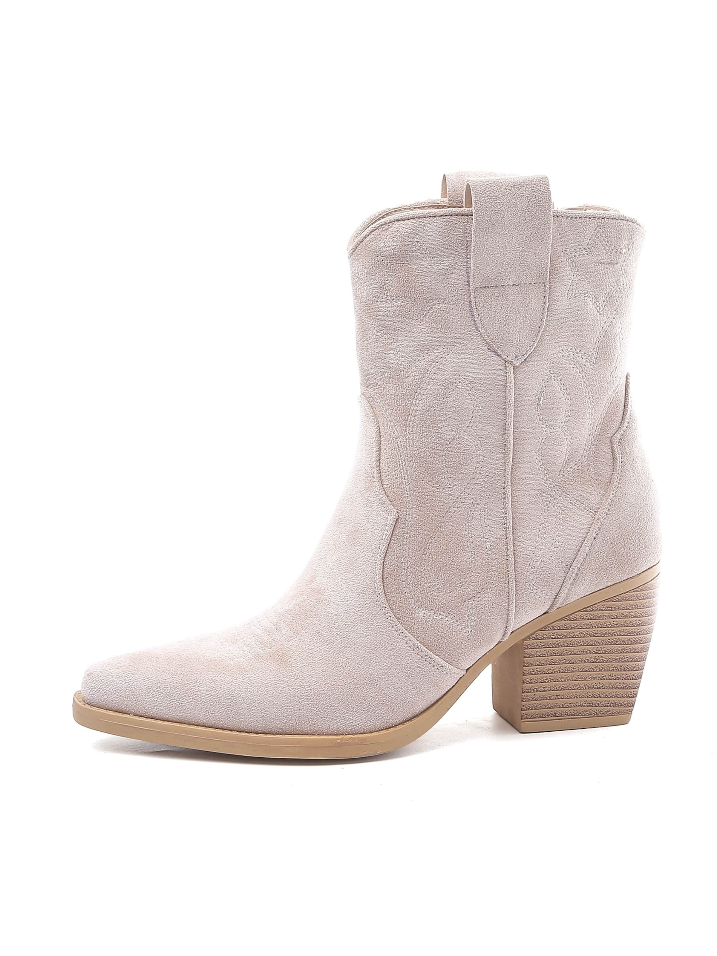 Bottes de cowboy Smile Favorites en beige : devant