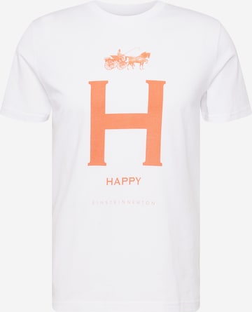 EINSTEIN & NEWTON T-Shirt 'Happy Paris' in Weiß: predná strana