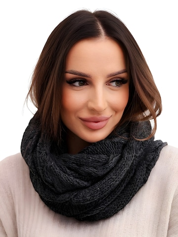 Lumera Kruhová šála – šedá: přední strana