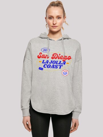 F4NT4STIC Sweatshirt 'San Diego' in Grijs: voorkant