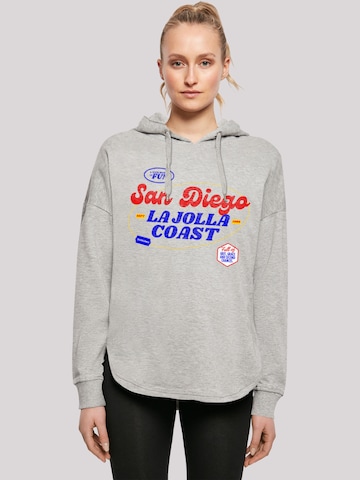 F4NT4STIC Sweatshirt 'San Diego' in Grey: front