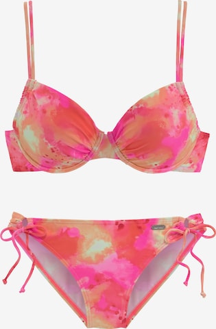 VENICE BEACH T-shirt Bikini in Roze: voorkant