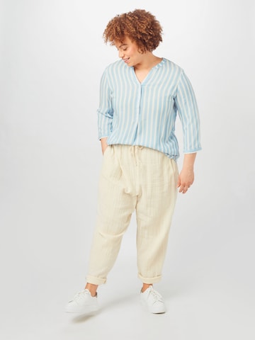 Tom Tailor Women + Bluse in Blau