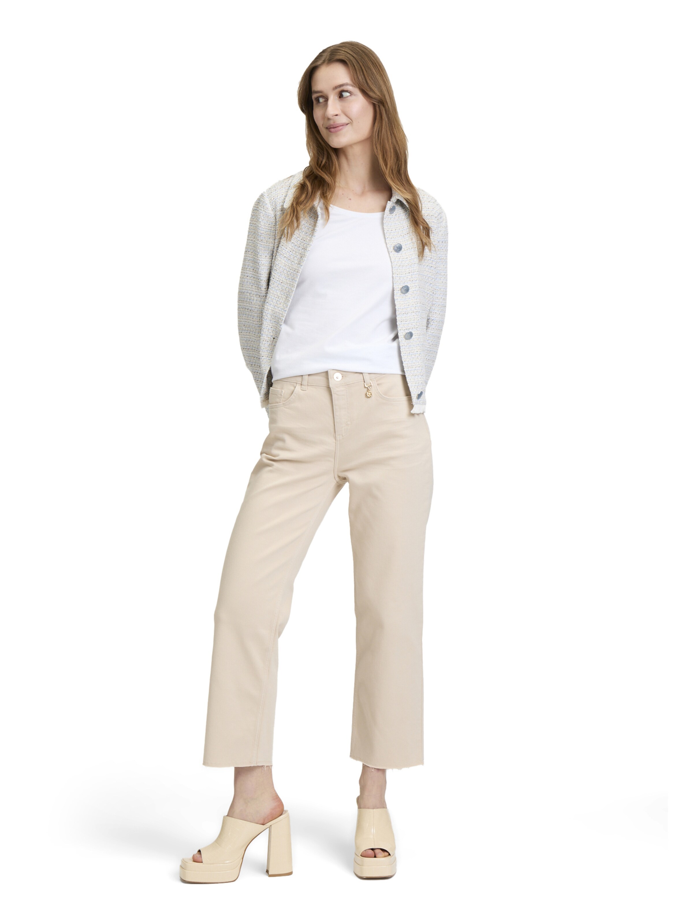 Regular Pantalon Cartoon en beige