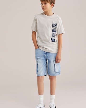 WE Fashion Футболка в Бежевый