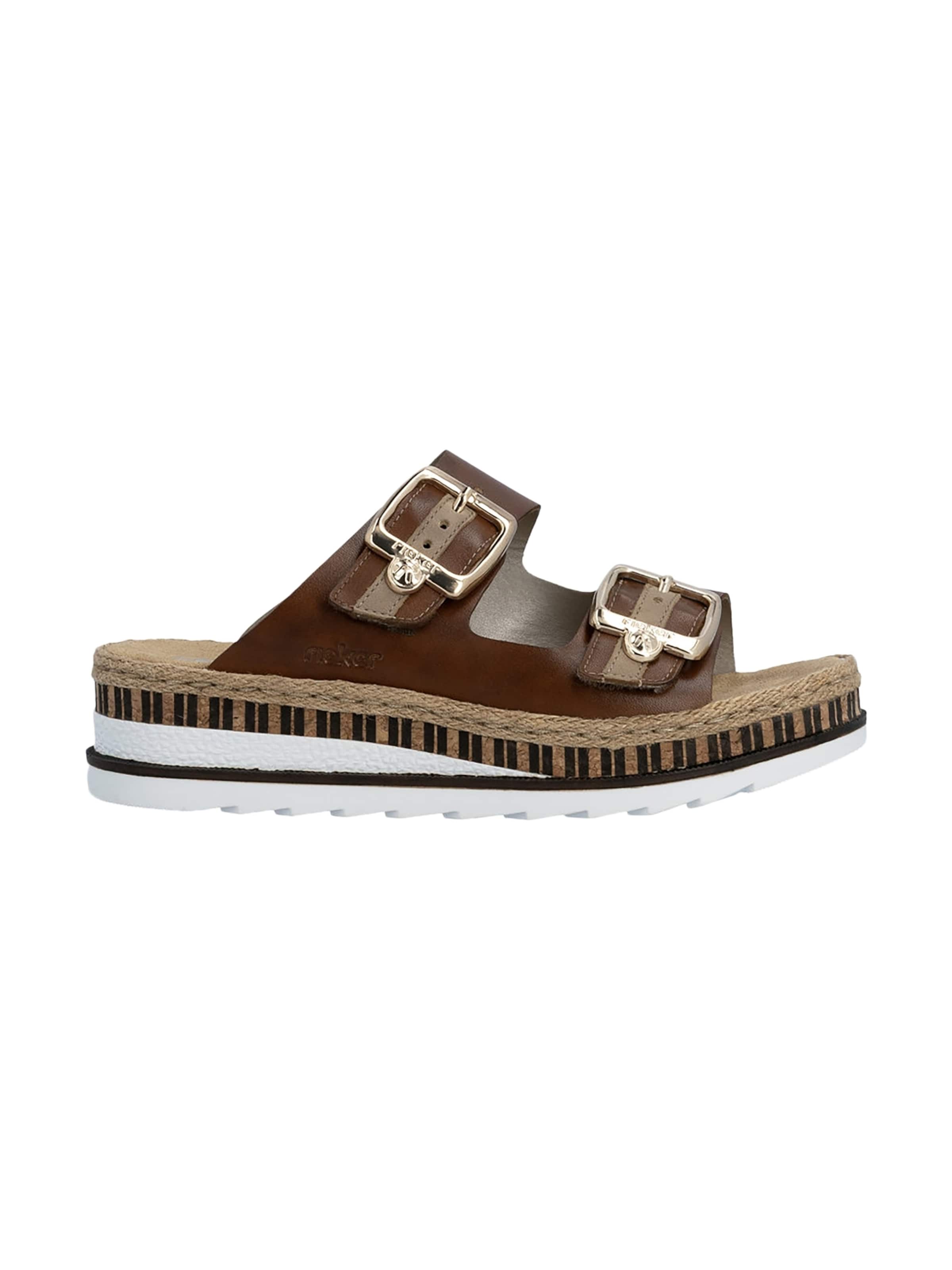 Mule Rieker en marron