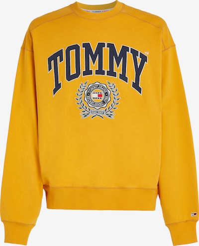 Tommy Jeans Sweatshirt in Navy / Saffron / Dark green / White, Item view