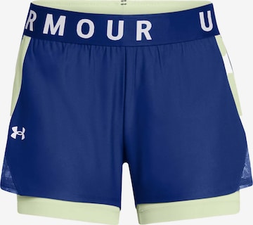 UNDER ARMOUR Sporthose 'Play Up 2-In-1' in Blau: Vorderseite