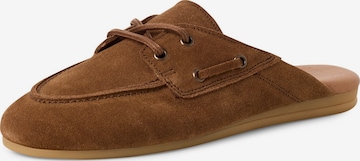 Tamaris Clogs in Brown: front