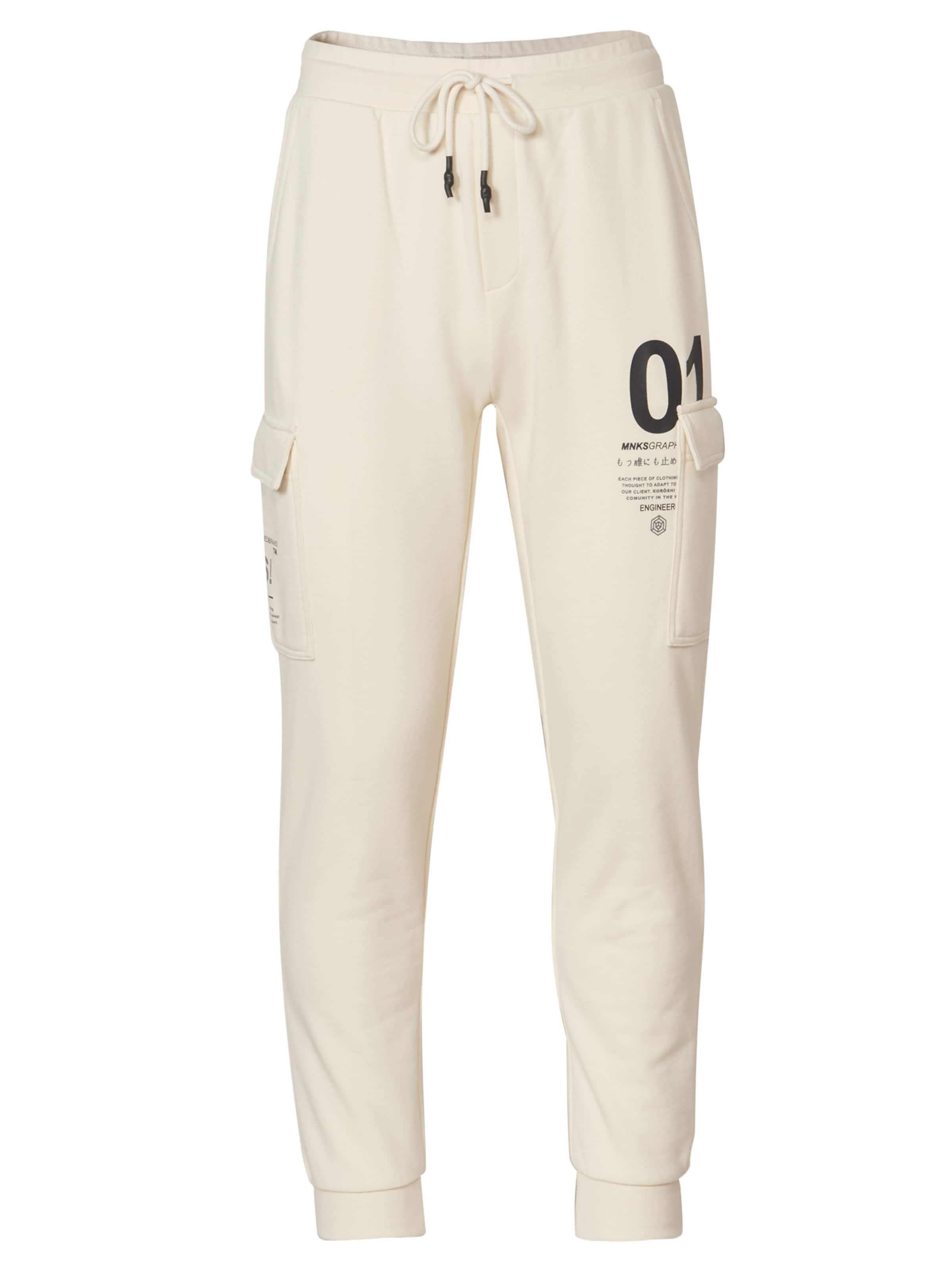 KOROSHI Alt kitsenev Klapptaskutega püksid, värv valge: eest vaates