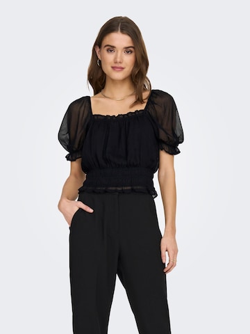 JDY - Blusa 'MELLY' en negro: frente