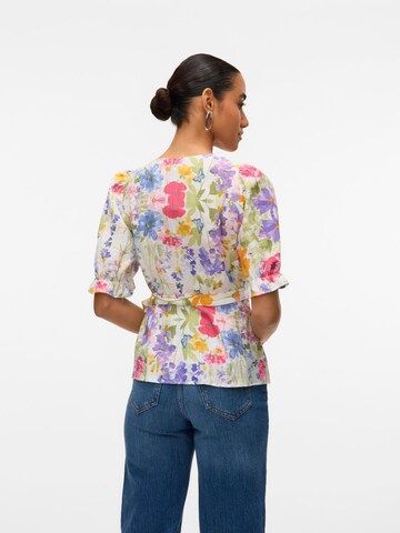 VERO MODA Bluse i hvid