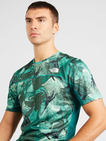 THE NORTH FACE Funkční tričko 'SUNRISER' – zelená