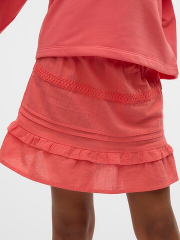 Vero Moda Girl Rok 'VMPretty' in Roze