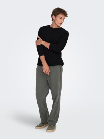 Only & Sons Trui 'Eric' in Zwart