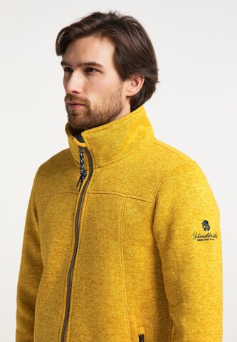 Veste en polaire Schmuddelwedda en jaune