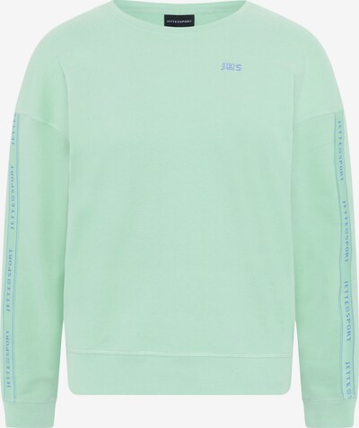Jette Sport Sweatshirt in hellgrün / violettblau, Produktansicht