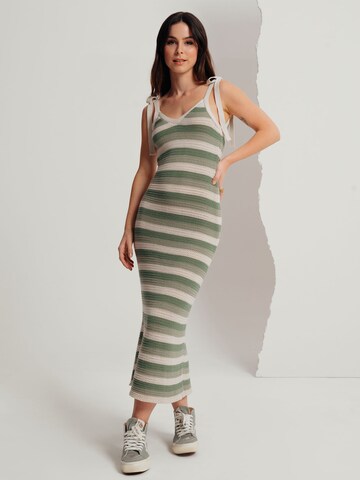 A LOT LESS Knitted dress 'Jasmina' in Green