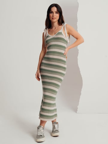 A LOT LESS Knitted dress 'Jasmina' in Green