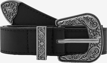 Pull&Bear Belt in Black: front