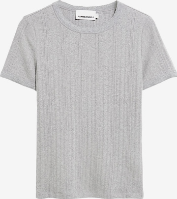 ARMEDANGELS T-Shirt POINTELLE in Grau: Vorderseite