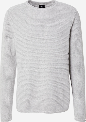 Pull-over QS en gris : devant
