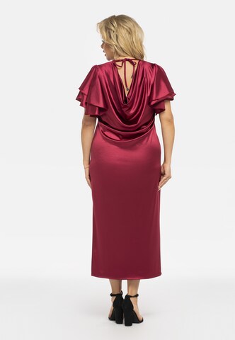 Karko Evening Dress in Red