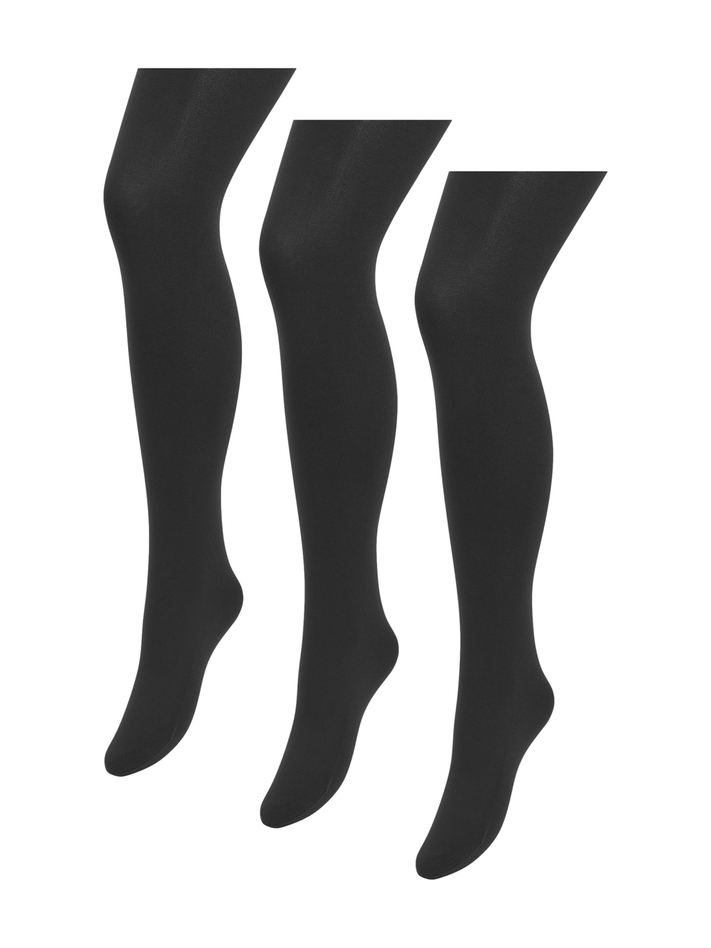 Next Λεπτό καλσόν σε μαύρο: μπροστά