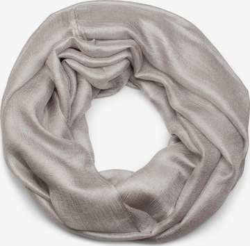 styleBREAKER Schlauchschal 'Seidiger Einfarbiger Loop' in Grau: Vorderseite
