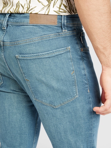 SELECTED HOMME Slimfit Jeans 'LEON' in Blau