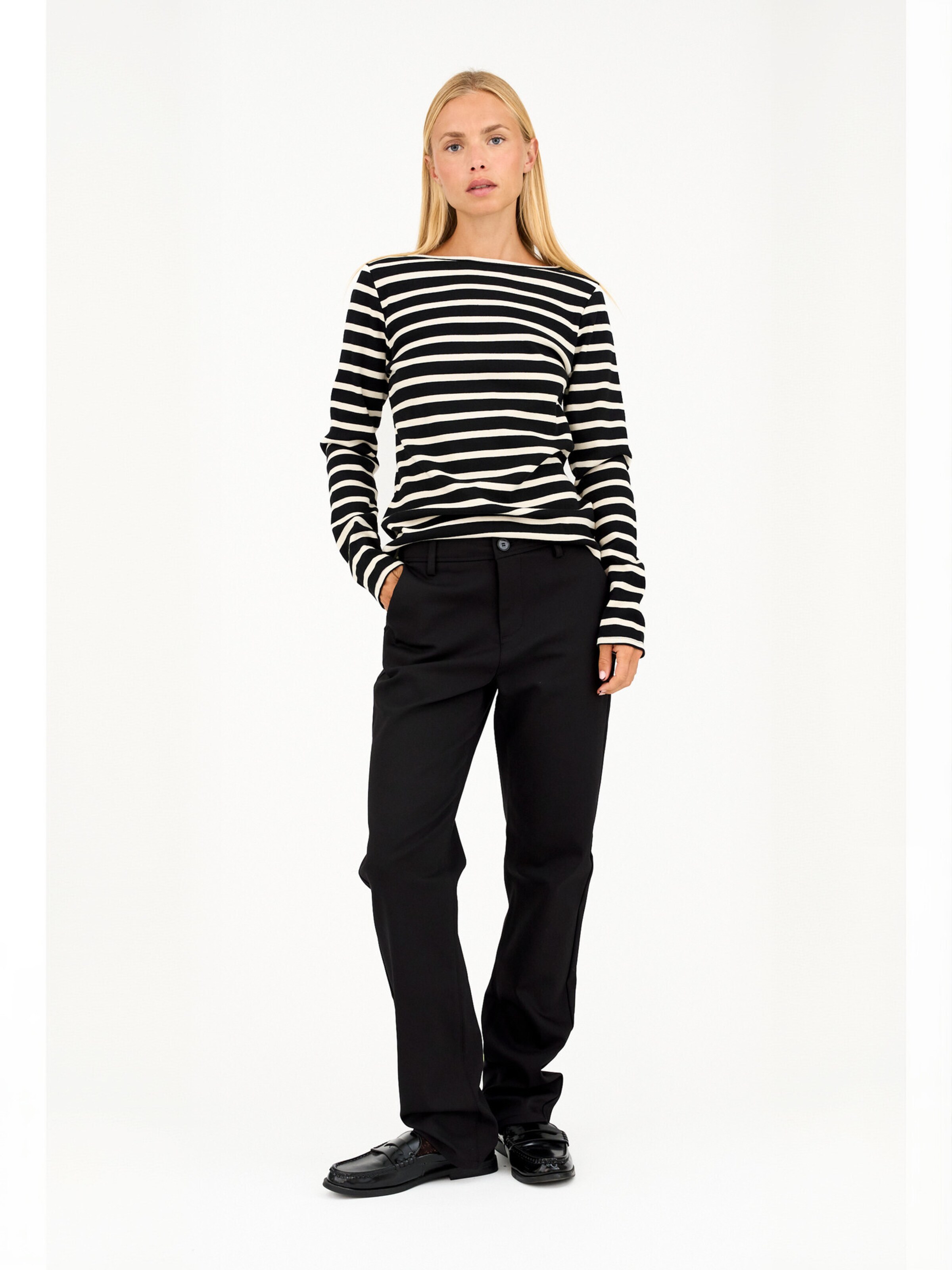 Ivy Copenhagen - regular Pantalón ' IVY-Alice ' en negro: frente
