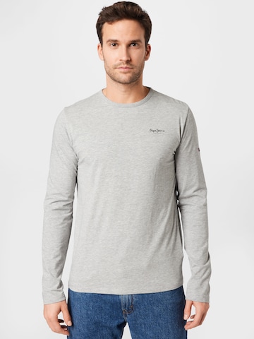 T-Shirt Pepe Jeans en gris : devant