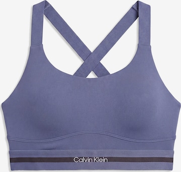 Soutien-gorge de sport Calvin Klein Sport en bleu : devant