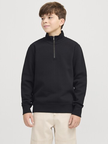 Sweat 'JJEBRADLEY' Jack & Jones Junior en noir : devant