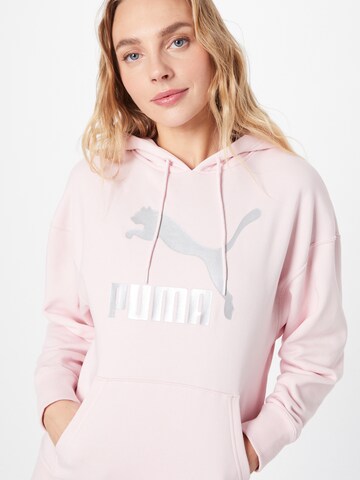 PUMA Athletic Sweatshirt in Pink