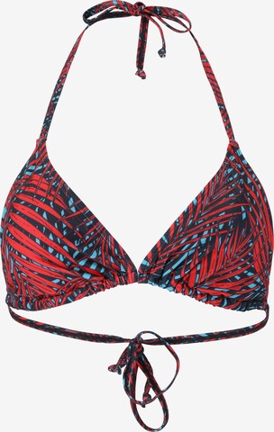 Cruz Triangle Bikini Top 'Monique' in Red: front