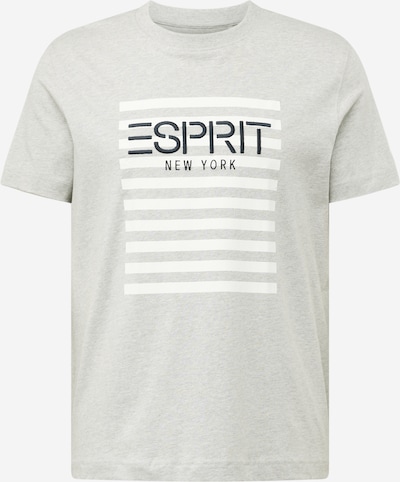 ESPRIT Majica u svijetlosiva / crna / bijela, Pregled proizvoda