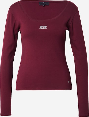 raudona monari Marškinėliai: priekis