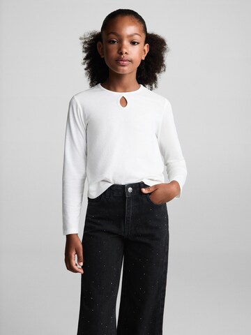 Wide Leg Jean 'Rain' MANGO KIDS en noir