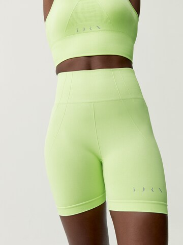 Born Living Yoga Skinny Workout Pants 'Urdhva' in Green