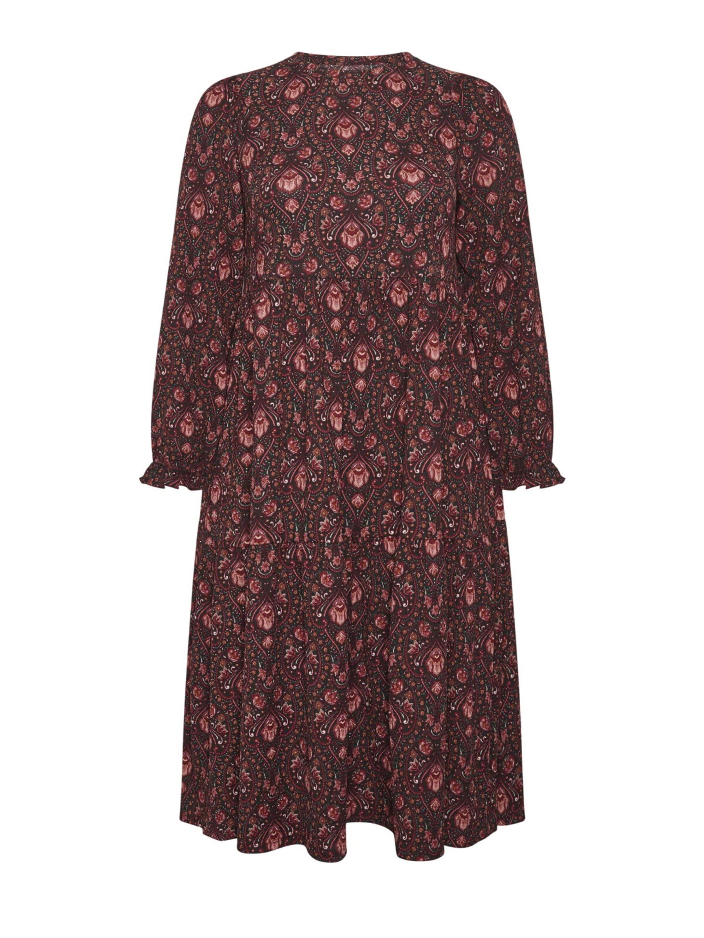 Shape Of You Kleid in Rot: Vorderseite